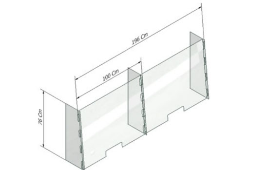 Barriere in plexiglass trasparente: sicurezza e funzionalità